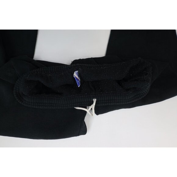 Vintage 90s Streetwear Mens Large Distressed Blank Sweatpants Joggers Black USA - Picture 16 of 16